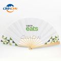 Advertitising Bamboo Hand Fans With Custom Logo Printed